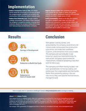 Summary of findings regarding regular price leadership.