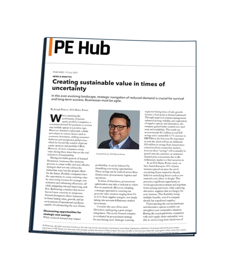 Creating sustainable value in times of uncertainty ebook image-PE-page