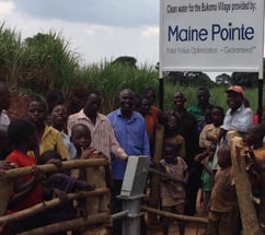 Well in Bukoma village Uganda Maine pointe 