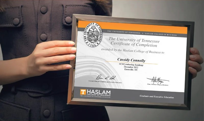 cassidy certification of supply chain management trim