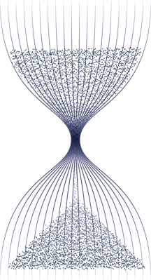 an hourglass an hourglass