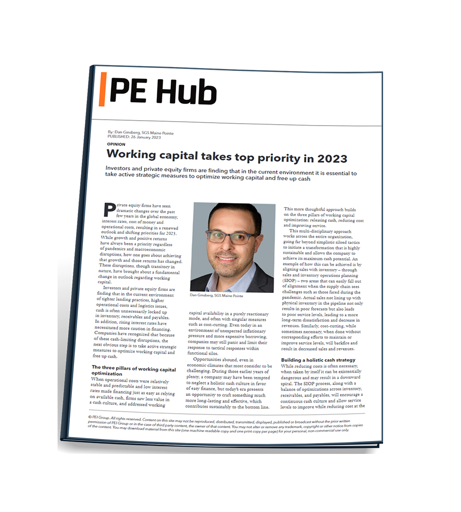 working capital opinion paper dan ginsberg 2023 PE page