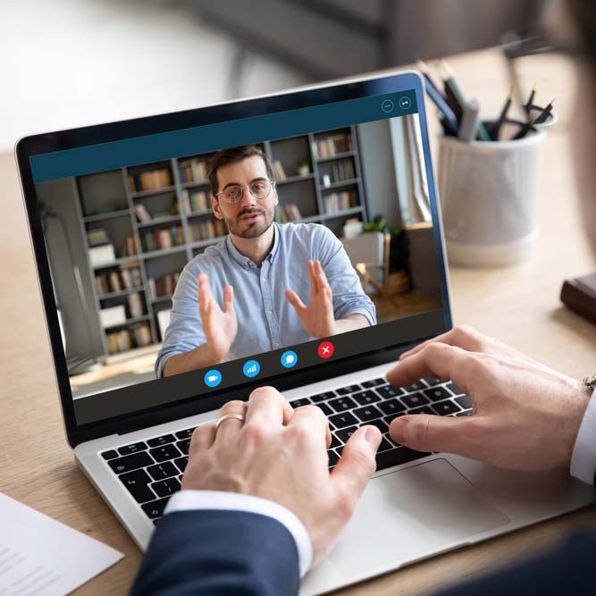 client meeting, video conference_square image client meeting, video conference_square image