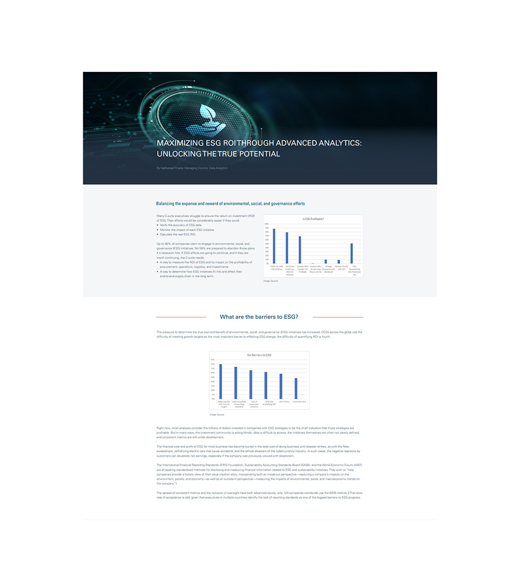 maximing esg through roi white paper homepage thumbnail image